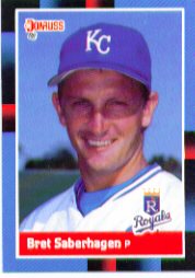 1988 Donruss Baseball Cards    096      Bret Saberhagen